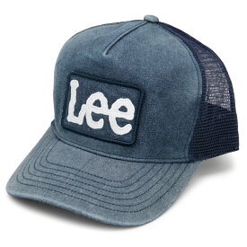 キャップ メンズ 帽子 Lee 春夏 レディース サイズ調節 CAP Lee刺繍ワッペンメッシュキャップ
