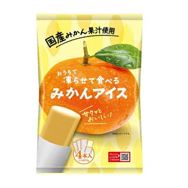 おうちで凍らせて食べるみかんアイス 70g×4本入