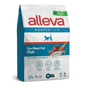 [ディウサペット]alleva(アレヴァ) エクイリブリアム フィッシュ 去勢・避妊 成猫用 1.5kg
