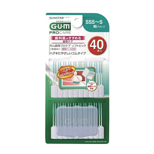 楽天市場】[サンスター]GUM(ガム) 歯周プロケア ソフトピック SSS～S
