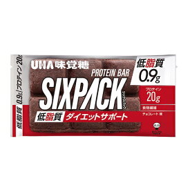 [UHA味覚糖]SIXPACK プロテインバー チョコレート味 40g