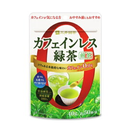 [三井農林]三井銘茶 カフェインレス緑茶 煎茶 40g