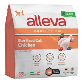 [ディウサペット]alleva(アレヴァ) エクイリブリアム チキン 去勢・避妊成猫用 400g