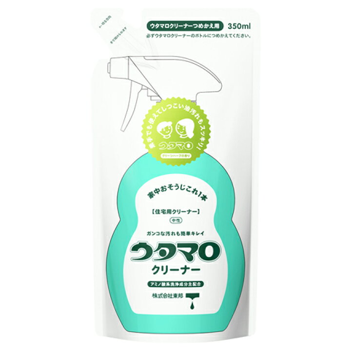 楽天市場 東邦 ウタマロクリーナー 詰替え 350ml ドラッグストアザグザグ通販