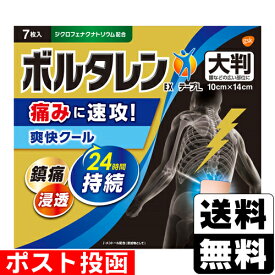 【第2類医薬品】【セ税】■ポスト投函■ボルタレンEXテープ (10×14cm) 7枚入