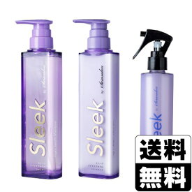 [アクアノア]スリーク By サラサロン ナイトケアセラム シャンプー 本体 360ml＋トリートメント 本体 360ml＋3Wayミルキーオイルミスト 200ml