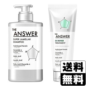 [ԉ]THE ANSWER X[p[Vv[ |v 400mL+EX yAg[gg FOR COLOR DAMAGE 220g