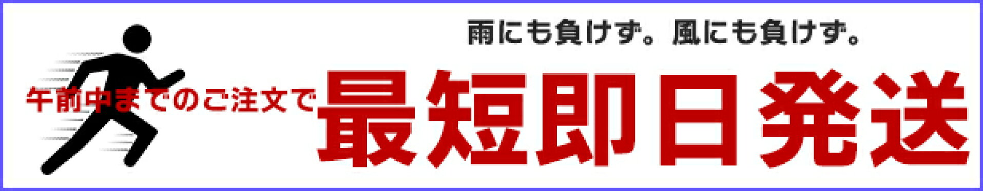最短即日発送