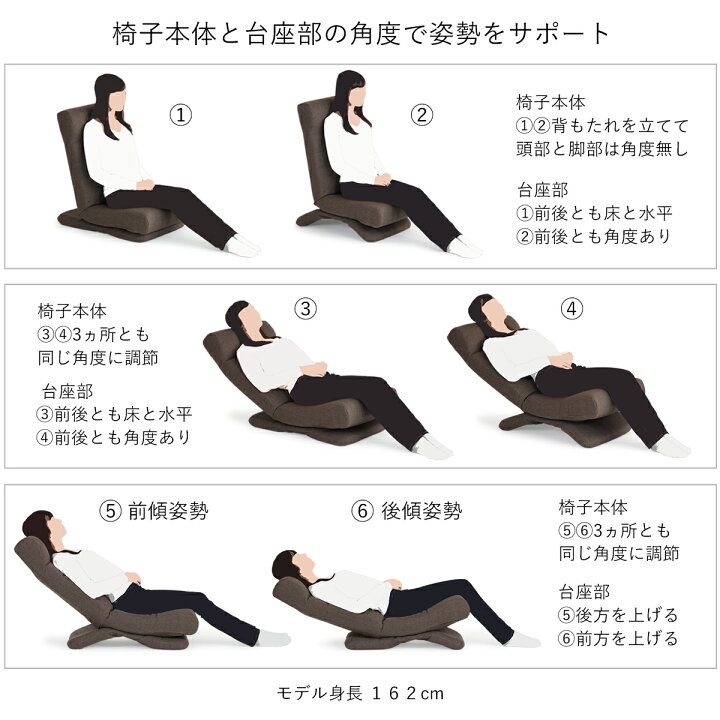 楽天市場】ZAGUN フレックスチェア 2（ヤマザキ）【日本製 頭部 背部 