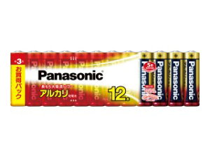 パナソニック アルカリ乾電池 ≪単三形12本パック≫ LR6XJ/12SW メール便発送代引き不可