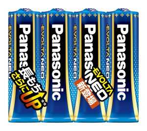 パナソニック史上No.1長もちのアルカリ乾電池!単3電池4個パック LR6NJ/4S【メール便発送・代引き不可】