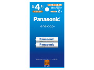パナソニック Panasonic 単4形 エネループ スタンダードモデル  充電池 BK-4MCD/2H