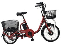 楽天市場】三輪車 折りたたみ（カラーレッド）（電動アシスト自転車 