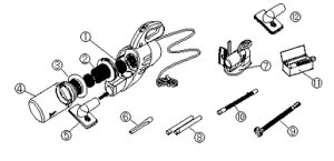 ツインバード工業 HC-5242 ACハンディークリーナー アフターパーツ ダストケース 図4