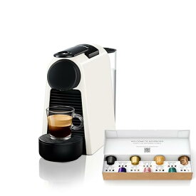 ネスプレッソ カプセル式コーヒーメーカー エッセンサ ミニ ピュアホワイト D 水タンク容量0.6L コンパクト 軽量 D30-WH-W