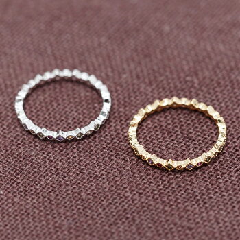 【silver925】MIXリング【指輪シルバーリングジルコニアリングアクセサリーシルバーアクセゴールドリングゴールドレディースシルバーシルバー925】