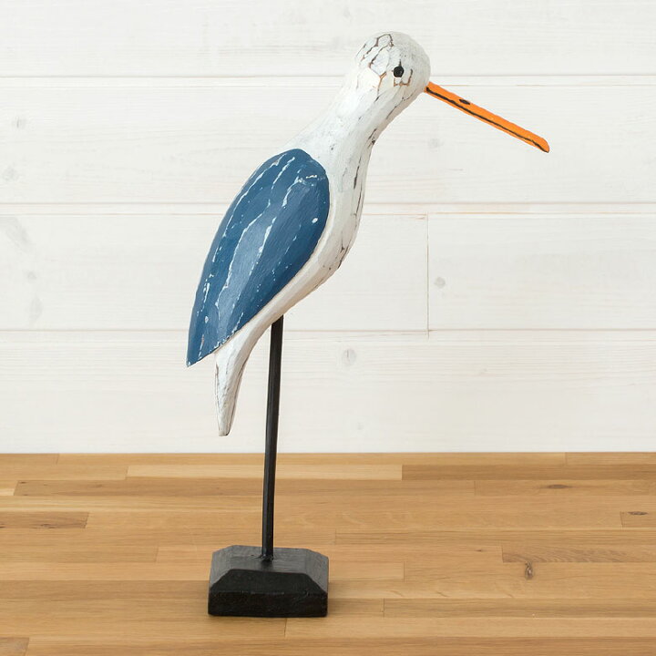 楽天市場】カモメ 置物 鳥 オブジェ 木製 木彫り かわいい 動物 置き物 