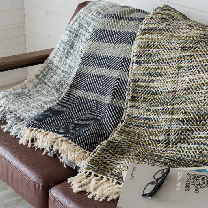 楽天市場 インド製 ざっくり織地のブランケット 約180 130cm ブランケット ひざ掛け フリンジ ブランケット 大判 北欧 ひざかけ 膝掛け おしゃれ 冬 スローケット ソファ ベッドスロー 肩掛け ベッドカバー 毛布 生活雑貨のネットショップelements