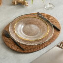 【最大500円クーポン】 ラタン編みランチョンマット30×40cm オーバルタイプ 楕円形 ランチョンマット テーブルマット…