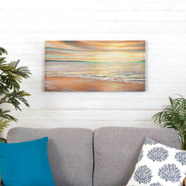 楽天市場 アートパネル 海 キャンパス 幅80cm 高さ40cm 絵 夕日 サンセット アート キャンパスアート ファブリック調 キャンバス地 絵画 壁掛 ピクチャー 西海岸 ハワイ グアム バリ セブ ウォールデコレーション インテリア オシャレ オーシャン 海岸 サーフィン