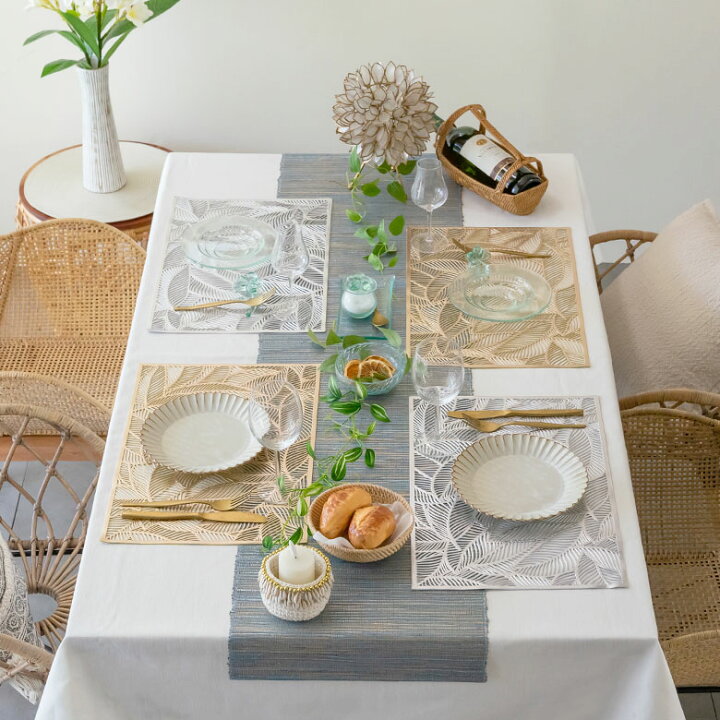 楽天市場 ランチョンマット プレースマット リーフ 葉っぱ柄 ゴールド シルバー 金色 銀色 約 W 45cm D 30cm プレイスマット ランチ マット 透かし模様 透かし柄 長方形 水洗い可 洗える 撥水 防水 おしゃれ 北欧 ハワイアン リゾート 南国 ホテルライク メール便対応 楽天市場 ランチョンマット プレースマット リーフ 葉っぱ柄 ゴールド シルバー 金色 銀色 約 W 45cm D 30cm プレイスマット ランチ マット 透かし模様 透かし柄 長方形 水洗い可 洗える 撥水 防水 おしゃれ 北欧 ハワイアン リゾート 南国 ホテルライク メール便対応