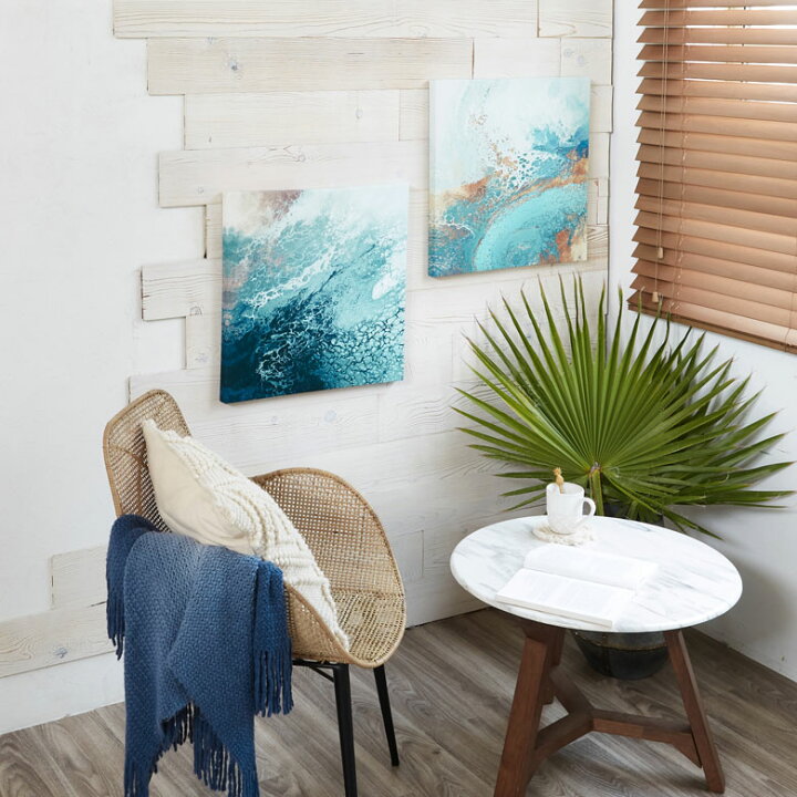 楽天市場 アートパネル Deep Sea 深海 キャンバス アート 幅50cm 高さ50cm 正方形 絵 抽象画 ウォールデコレーション 壁掛け イラスト 現代アート 青 ブルー グリーン 緑 アブストラクト おしゃれ モダン 北欧 韓国 韓国インテリア 海外インテリア 生活雑貨の