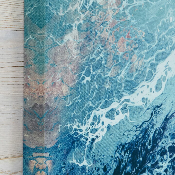 楽天市場 アートパネル Deep Sea 深海 キャンバス アート 幅50cm 高さ50cm 正方形 絵 抽象画 ウォールデコレーション 壁掛け イラスト 現代アート 青 ブルー グリーン 緑 アブストラクト おしゃれ モダン 北欧 韓国 韓国インテリア 海外インテリア 生活雑貨の