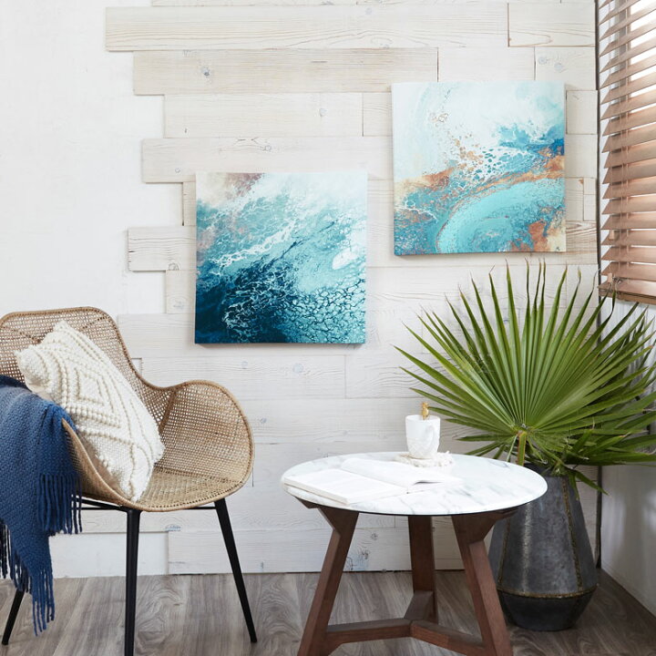 楽天市場 アートパネル Deep Sea 深海 キャンバス アート 幅50cm 高さ50cm 正方形 絵 抽象画 ウォールデコレーション 壁掛け イラスト 現代アート 青 ブルー グリーン 緑 アブストラクト おしゃれ モダン 北欧 韓国 韓国インテリア 海外インテリア 生活雑貨の