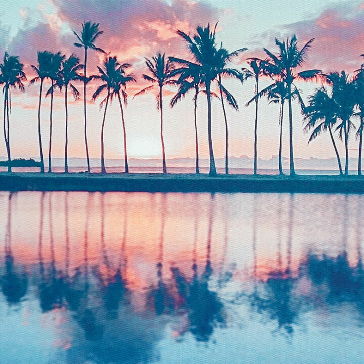 楽天市場 アートパネル Sunset Beach サンセットビーチ キャンバス アート 幅50cm 高さ50cm 正方形 絵 風景画 ウォールデコレーション 壁掛け イラスト 海 ビーチ サンセット 夕日 夕焼け 南国 太陽 おしゃれ モダン 北欧 韓国 韓国インテリア 海外インテリア