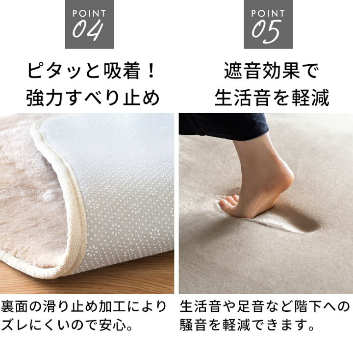 楽天市場】ラグ 高反発 ラグマット ソフチェ 低反発 のような 厚さ32mm 