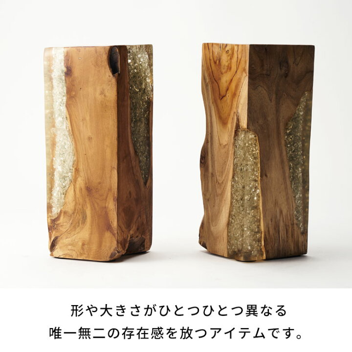 楽天市場】【最大500円クーポン】 ガラス オブジェ 木製 置物 おしゃれ 