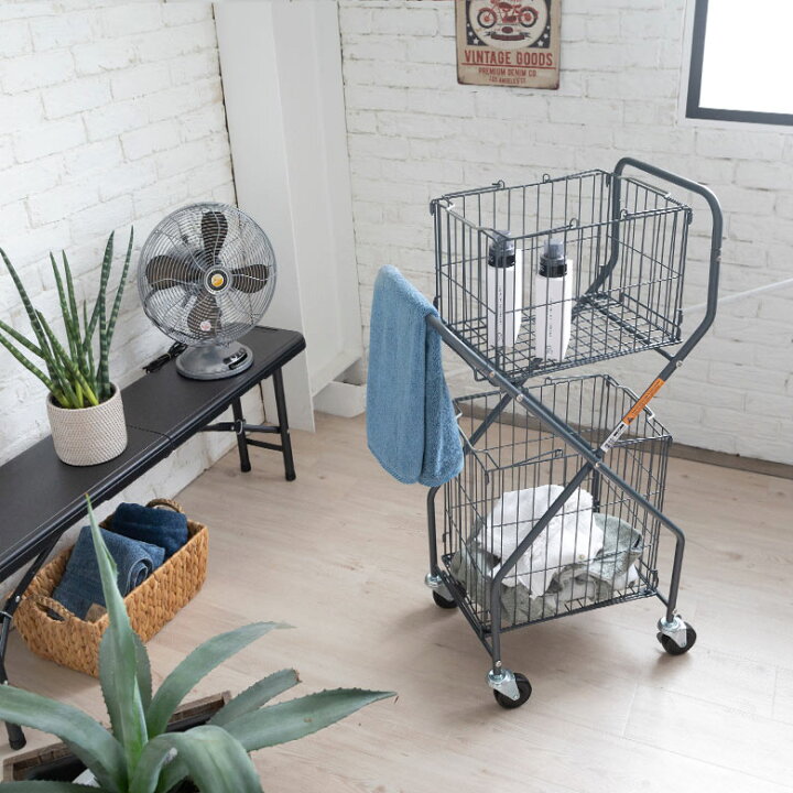楽天市場 ランドリーワゴン ランドリーバスケット ワゴン 洗濯 カゴ 2段 スチール W 47cm D 31 5cm H 93cm グレー アイボリー トローリー 取り外し可能 ワイヤー アイアン 収納 キャスター付 タワー おしゃれ インダストリアル アメリカン ヴィンテージ ダルトン Dulton 楽天市場 ランドリーワゴン ランドリーバスケット ワゴン 洗濯 カゴ 2段 スチール W 47cm D 31 5cm H 93cm グレー アイボリー トローリー 取り外し可能 ワイヤー アイアン 収納 キャスター付 タワー おしゃれ インダストリアル アメリカン ヴィンテージ ダルトン Dulton