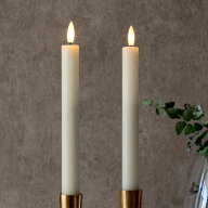 キャンドル型LEDライト クリスマス 電飾 LED キャンドル 直径 2cm 高さ 24.5cm ろう イルミネーション ラ…