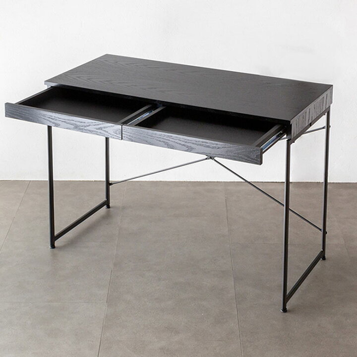 楽天市場】デスク パソコンデスク スチール 木製 W 100 × D 45 × H 73  