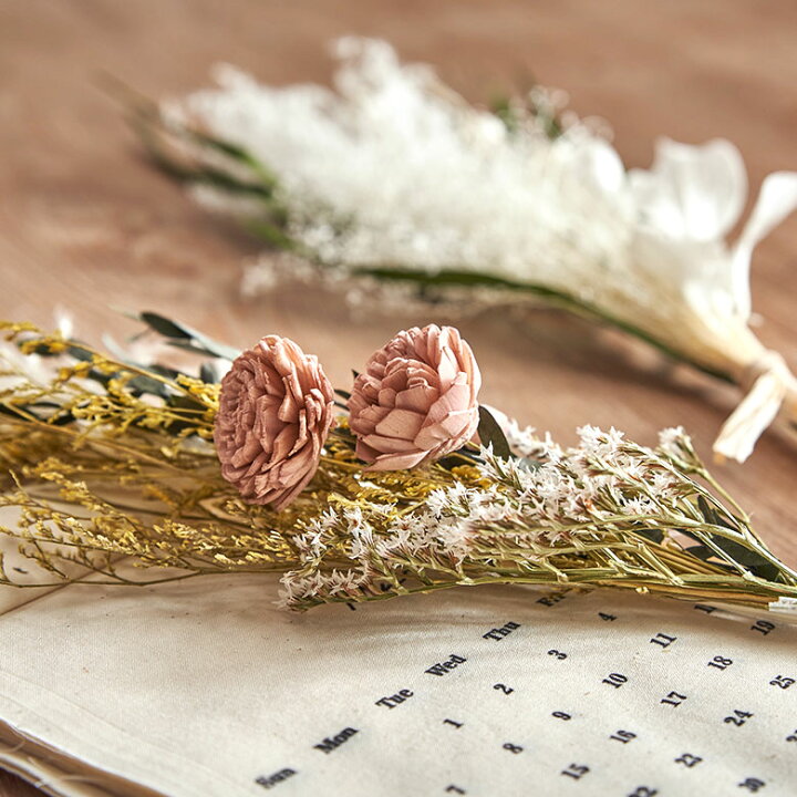楽天市場 ブーケ ブーケピース おしゃれ かわいい ドライフラワー 花 長さ約40cm パッケージ 天然素材 スワッグ 花束 包装 ギフト 花材 プレゼント 大きめ パッケージ付き 玄関 ドア 子供部屋 リビング 寝室 北欧 プリザーブドフラワー 西海岸 韓国 インテリア