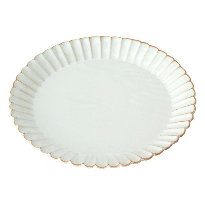 楽天市場】【期間限定特別クーポン配布中！】 菊皿 24.5cm 大皿 陶器製  