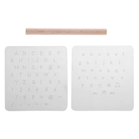 レザークラフト アルファベット 刻印プレート スタンプツール 革細工用