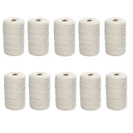 マクラメ コード 3mm 200m 10個セット 紐 コットン 綿 糸 ロープ マクラメ編み タペストリー DIY ハンド…