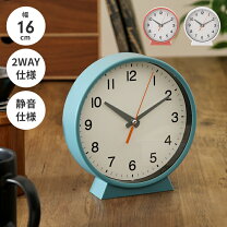 楽天市場】16cm（カラーオレンジ）（置き時計・掛け時計｜インテリア 