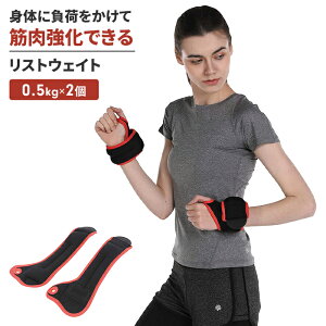 【値下げ】リストウェイト 0.5kg 2個 パワーリスト アンクルウェイト パワーアンクル 筋トレ トレーニング ダイエット 日常 自宅