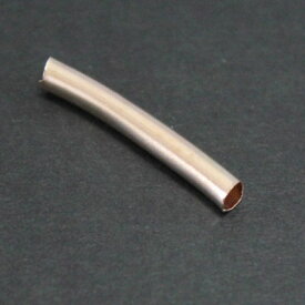 【メール便送料無料】メタルパイプ (金色) [外径3mm,内径2.5mm,長さ20mm]【15個セット】sgy-821_15p (曲パイプ パイプ チューブ 筒 筒型 スペーサー ネックレス ブレスレット アクセサリー パーツ 資材 金具 金 ゴールド GOLD 革紐 副資材）