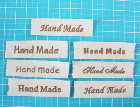 コットン タグ テープ [1.5cm幅][約2ヤード(約182cm)（タグ33個）] sgy-590-d-2y【メール便同梱可】(手芸用パーツ ワンポイント 布タグ タグテープ 手芸材料 パーツ ハンドメイド 副資材 handmade）