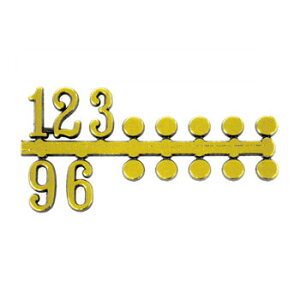 誠時 文字符 アラビア数字・ドット BF-211 文字縦10mm