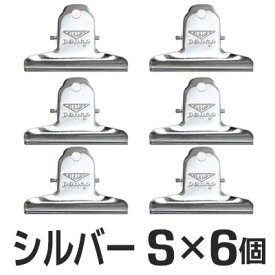 【6個セット】ペンコ クランピークリップ シルバー Sサイズ DP141 クリップボード クリップ おしゃれ かっこいい 文具 銀 アメリカ HIGHTIDE ハイタイド