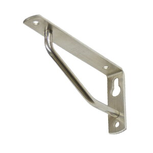 ケイジーワイ工業 ステンレス アーム棚受 90×45mm ねじ付き 棚受け おしゃれ 金具 ブラケット シルバー KGY