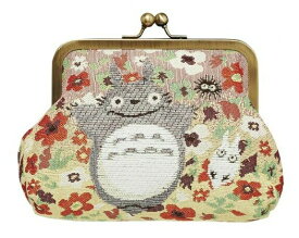 となりのトトロ　口金ポーチ「ガーデントトロ」！ゴブラン織り！スタジオジブリ！がま口ポーチ！当日発送 ギフト プレゼント キャラクターグッズ通販 贈り物 お祝い かわいい おしゃれ 内祝い おめでとう お返し