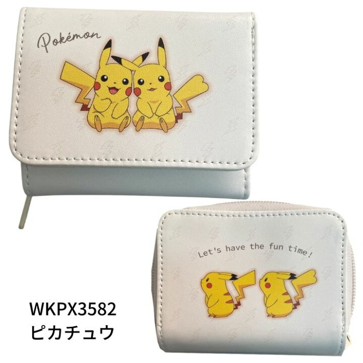 楽天市場】【送料無料】 ポケモン 合皮 ミニ財布 三つ折り財布  