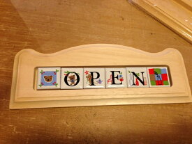 アルファベットタイル用プレートのみ　6文字用　☆ミニサイズ21〜22ミリ