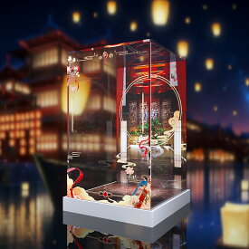 30％OFFクーポン対象★Gift+ 崩壊：スターレイル 停雲 1/10 完成品フィギュア アクリル フィギュアケース LEDライト付き ショウボックス フィギュアケース コレクションケース 台座 背面 透明 ショーケース 大型 ディスプレイケース 組み立て簡単 頑丈 汚れ防止