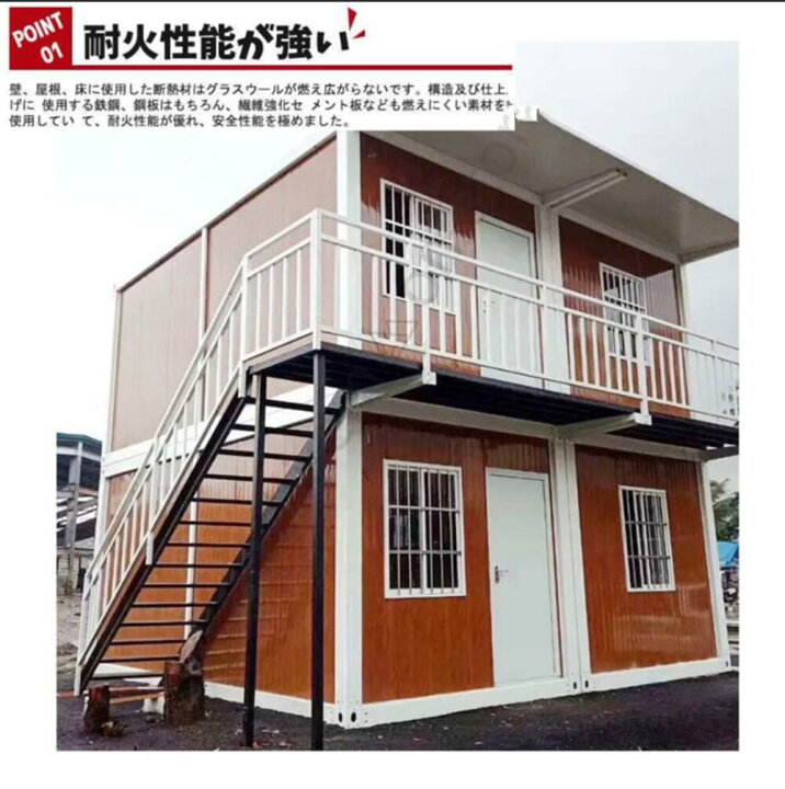 楽天市場】コンテナハウス 住宅 簡易ハウス 18m2 ドア付き 窓二つ付き 